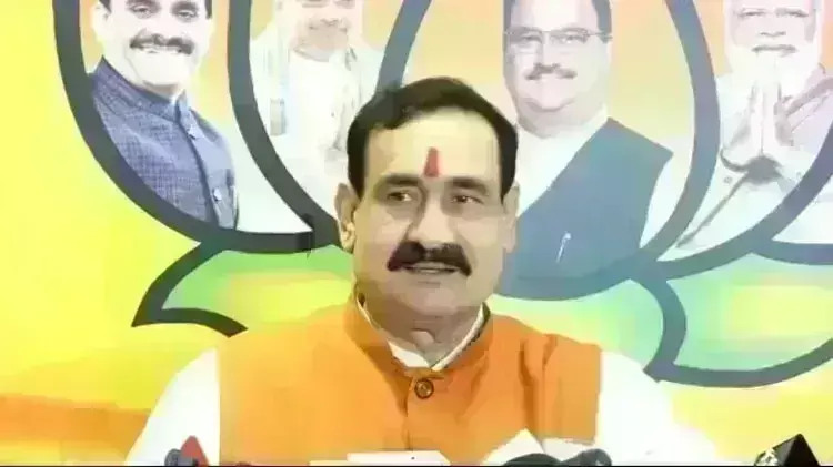 गृहमंत्री नरोत्तम मिश्रा