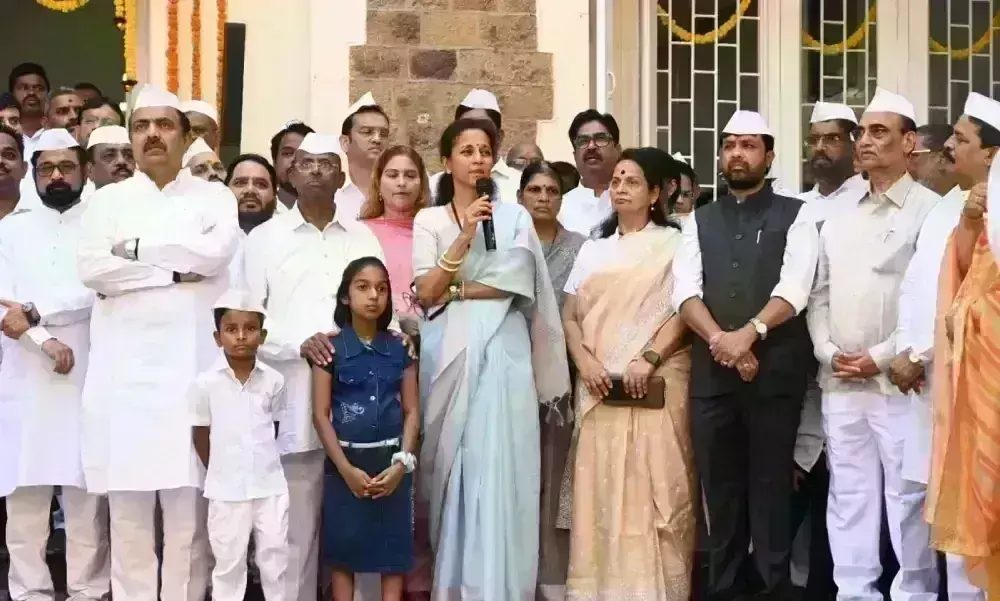 NCP में शरद पवार की बेटी सुप्रिया सुले बनी राष्ट्रीय कार्यकारी अध्यक्ष, अजित पवार को लगा झटका