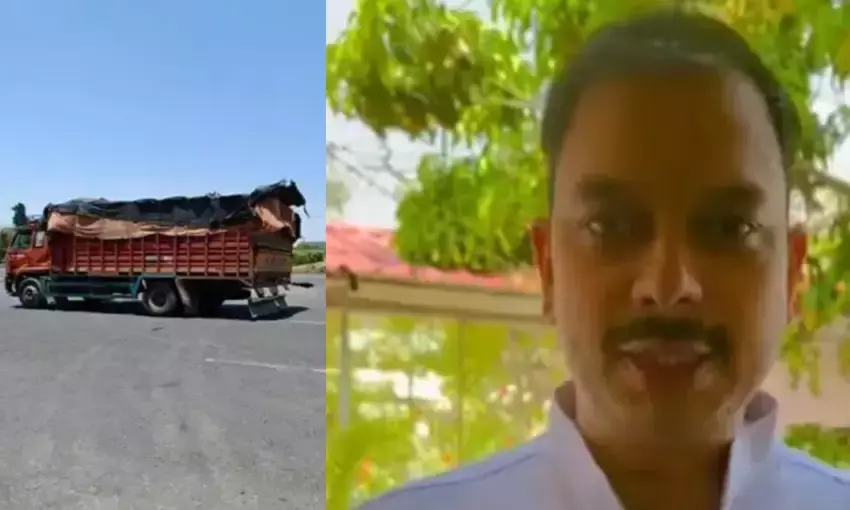 कांग्रेस विधायक प्रवीण पाठक के परिवार की कार को ट्रक ने मारी टक्कर, पत्नी घायल