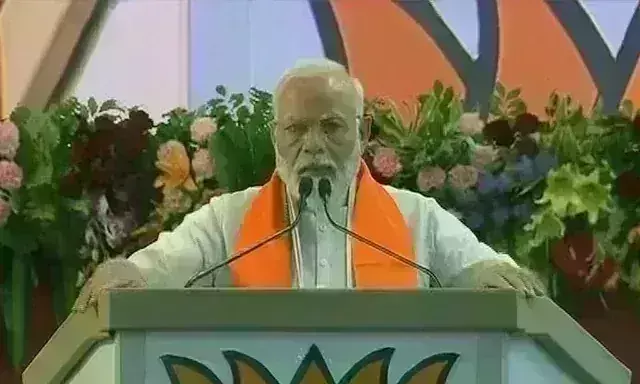 प्रधानमंत्री मोदी ने भाजपा कार्यकर्ताओं से किया संवाद, कहा - वोट बैंक की राजनीति करने वालों ने पसमांदा मुसलमानों को तबाह कर दिया