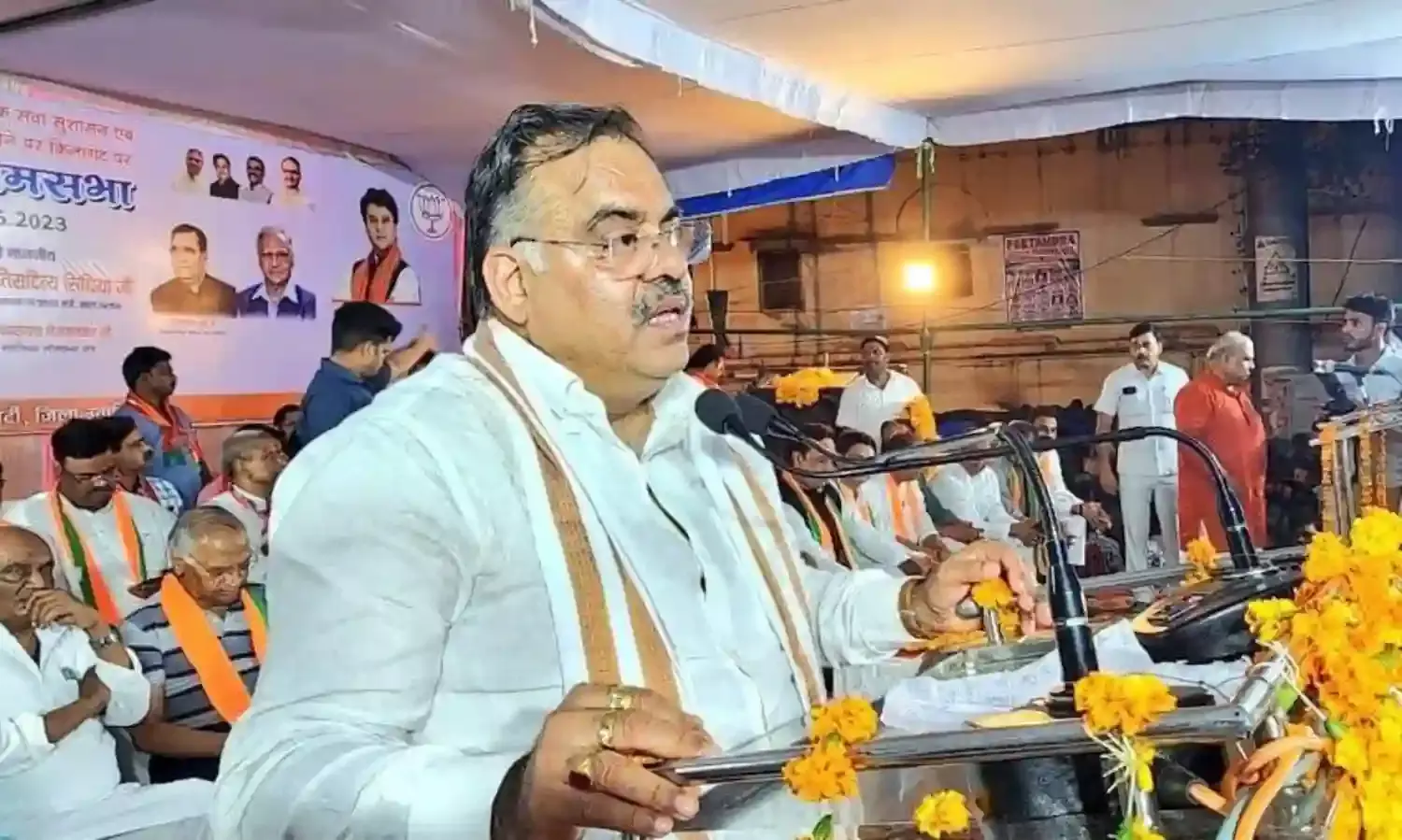 ग्वालियर विधानसभा में भाजपा की आमसभा, तरुण चुघ ने कहा- विश्व देख रहा मोदी के नेतृत्व में भारत की तरक्की