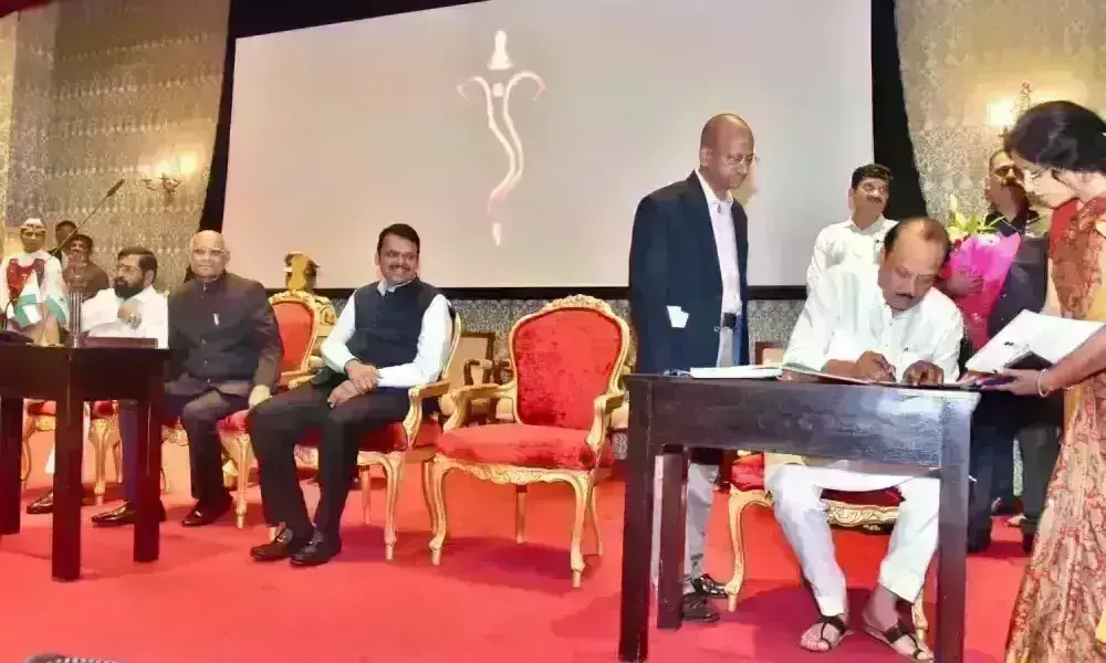 महाराष्ट्र में बड़ा राजनीतिक उलटफेर, NCP नेता अजीत पवार बने डिप्टी सीएम