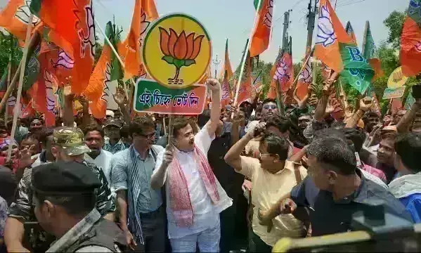 पश्चिम बंगाल चुनाव में भाजपा का शानदार प्रदर्शन, 212 ग्राम पंचायतों पर कब्जा