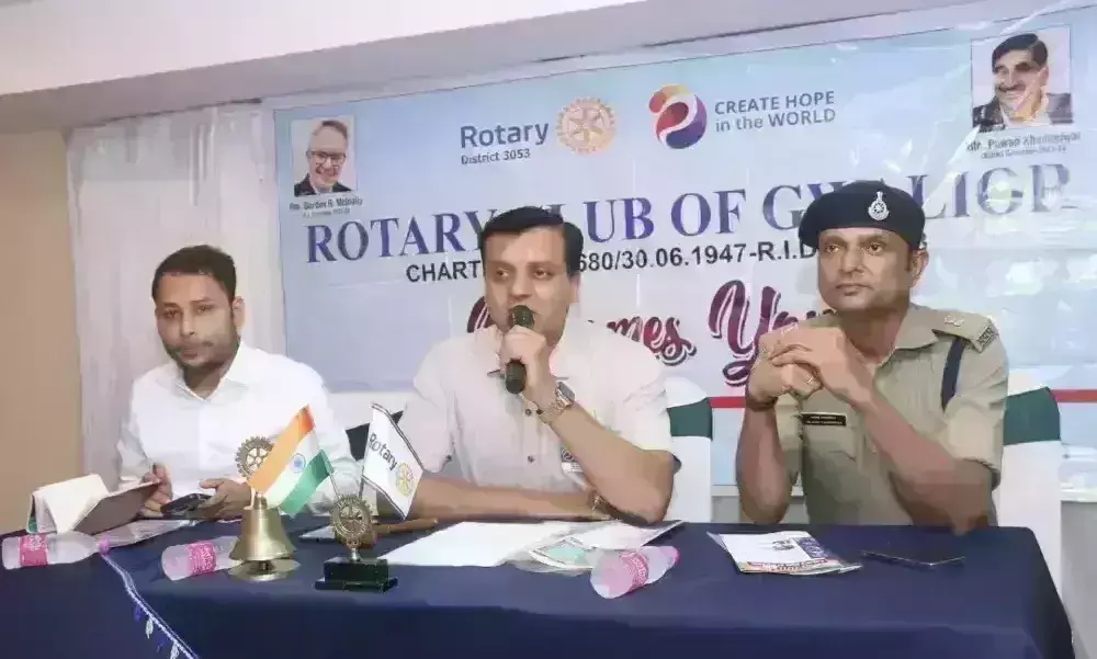 Gwalior : ऑनलाइन ठगी से बचने साइबर सुरक्षा समय की मांग  - राजेश दंडौतिया