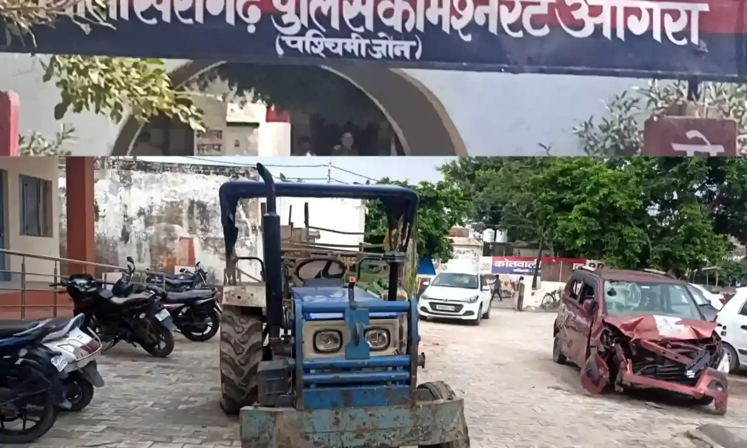 पुलिस से ट्रैक्टर ट्रॉली छुड़ाने के प्रयास में सिपाही पर बरसाये लाठी डंडे, सिपाही के आईं गंभीर चोटें