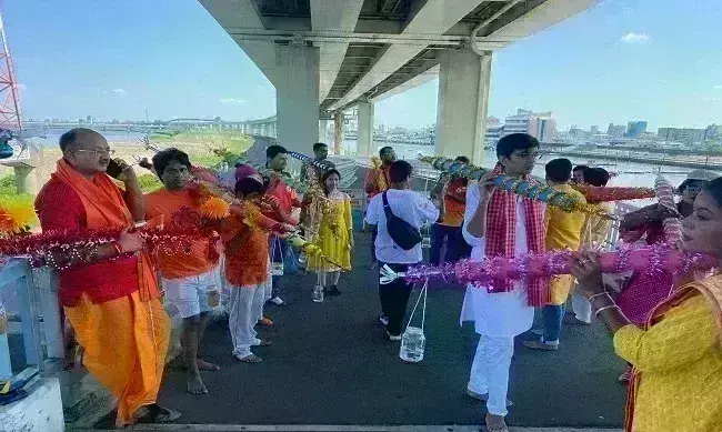 जापान की सड़कों और गूंजा ॐ नमः शिवाय, धूमधाम से निकली कांवड़ यात्रा, बिहार से पंहुचा गंगाजल