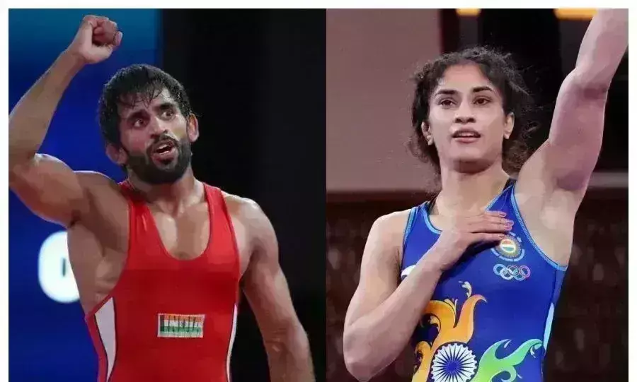 Asian Games में बिना ट्रायल बजरंग और विनेश को मिली एंट्री, अन्य पहलवानों ने जताया विरोध Asian Games में बिना ट्रायल बजरंग और विनेश को मिली एंट्री, अन्य पहलवानों ने जताया विरोध