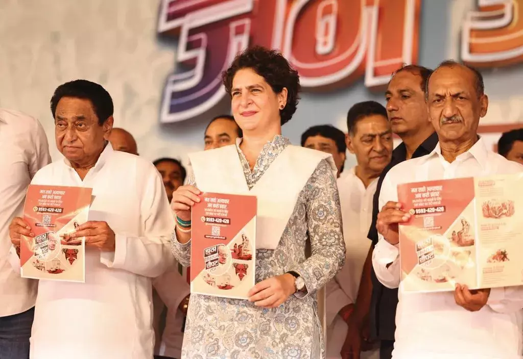 भाजपा जाएवे बारी है, कांग्रेस आएवे बारी है: प्रियंका गांधी