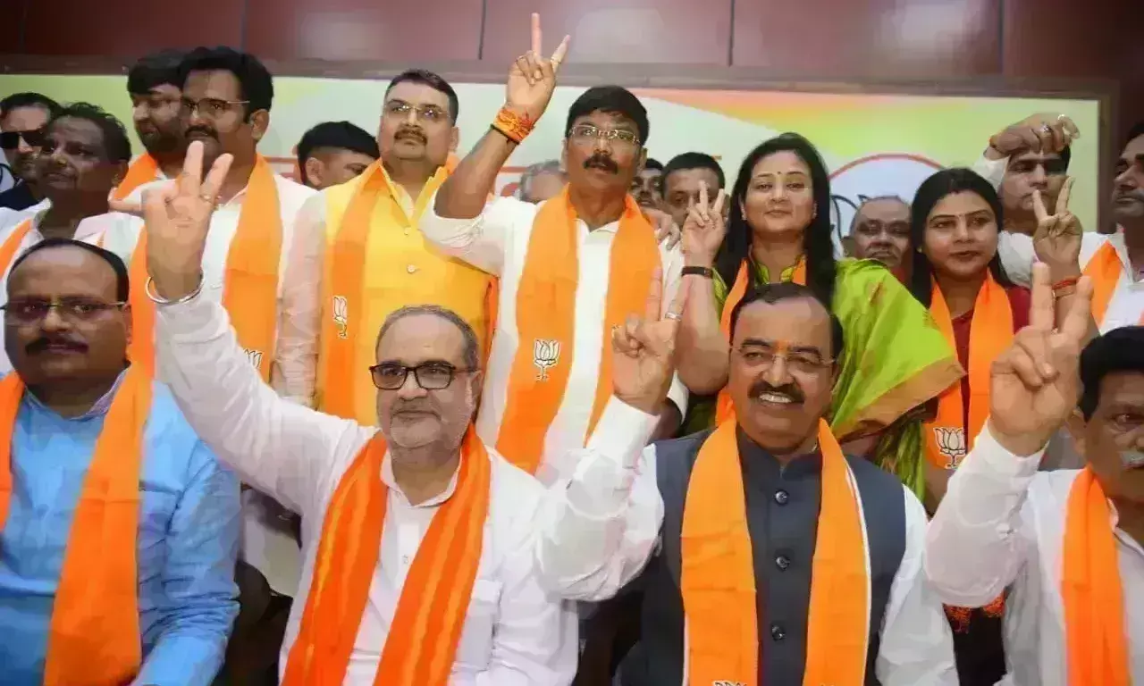 लोकसभा चुनाव से पहले सपा-बसपा और कांग्रेस को झटका, पूर्व मंत्री साहब सिंह सैनी समेत कई बड़े नेता भाजपा में शामिल