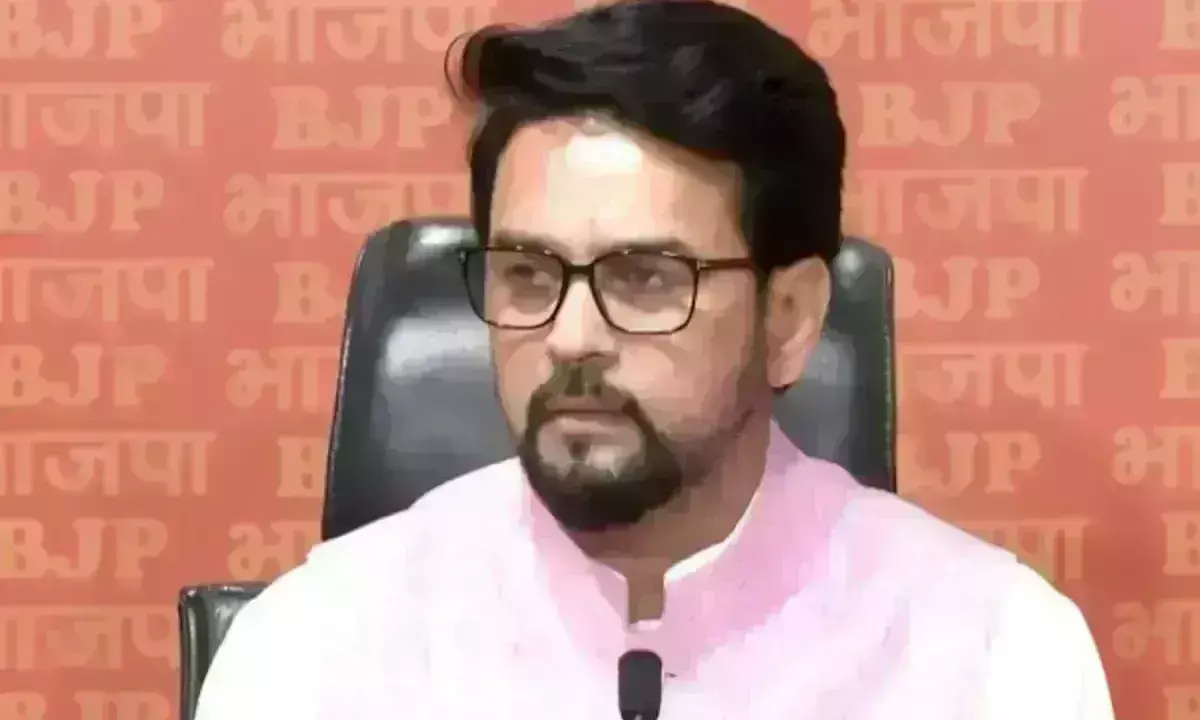 विपक्षी सांसदों के मणिपुर दौरे पर अनुराग ठाकुर का तंज, कहा - बंगाल के हालात से भी रूबरू हो