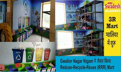 ग्वालियर नगर निगम के 3  आर मार्ट से जरूरतमंद के घर की होगी आवश्यकता पूरी