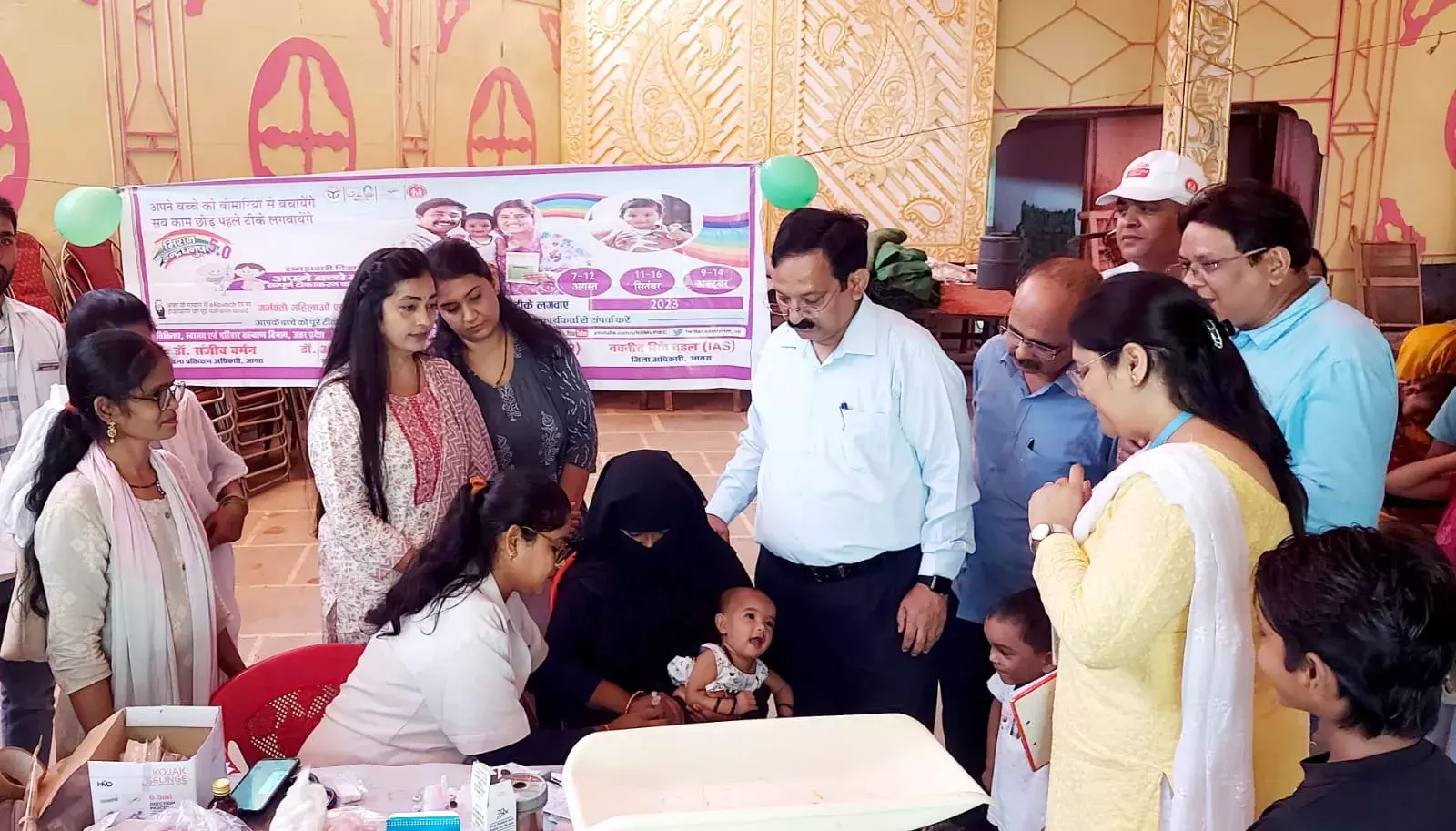 आगरा में सघन मिशन इंद्रधनुष-5.0 का पहला चरण शुरू