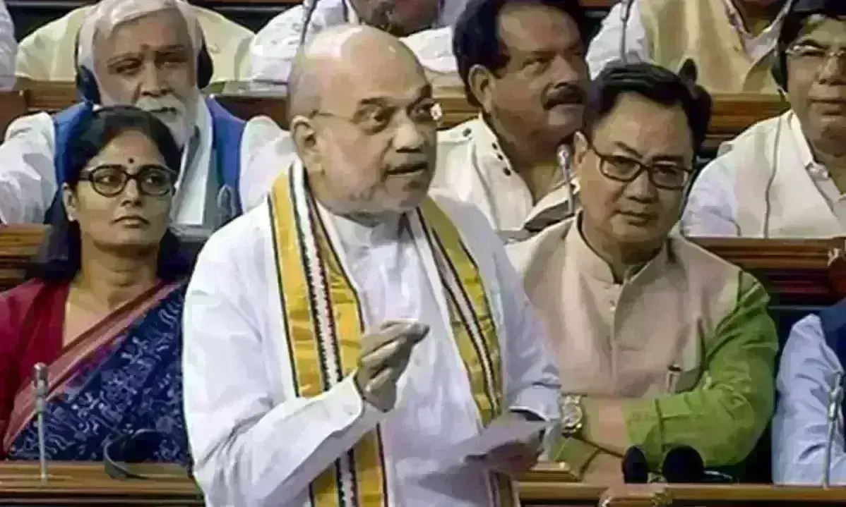 मणिपुर हिंसा पर अमित शाह ने लोकसभा में दिया जवाब, कहा - अब तक 14,898 दंगाई गिरफ्तार,  606 एफआईआर दर्ज