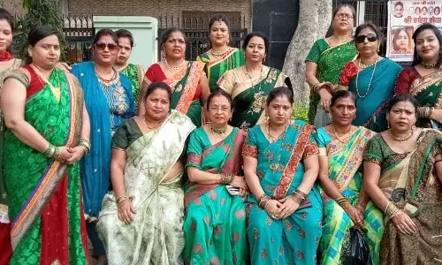 करणी सेना महिला शक्ति ने मनाया तीज महोत्सव