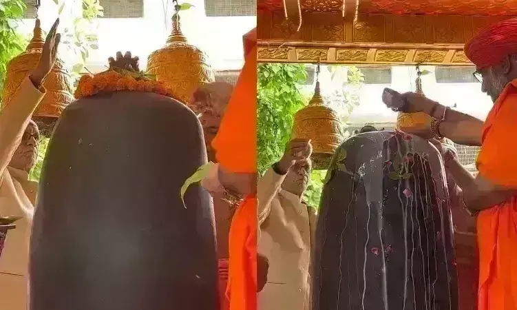 ओंकारेश्वर से अयोध्या पहुंचा शिवलिंग, रामलला मंदिर में होगी प्राण प्रतिष्ठा