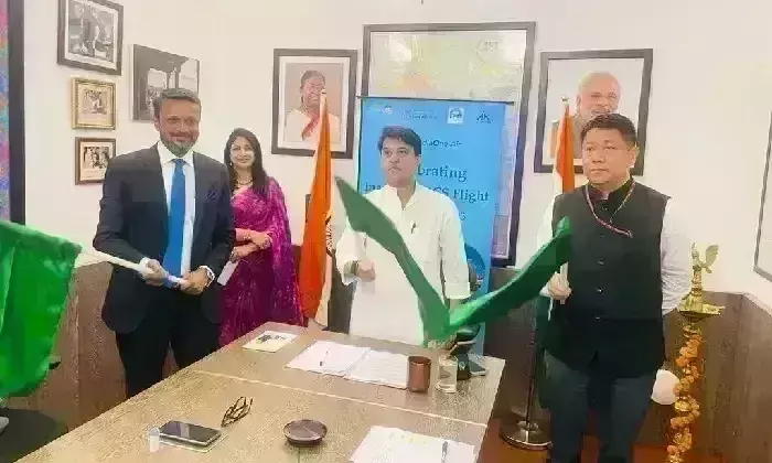 उत्केला और भुवनेश्वर के बीच शुरू हुई फ्लाइट, ज्योतिरादित्य सिंधिया ने दिखाई हरी झंडी