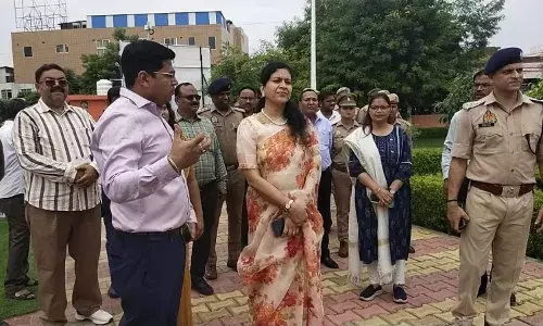 मंडलायुक्त ने किया स्मार्ट सिटी का निरीक्षण, नगर निगम में बने ITMS कार्यालय में देखी यातायात व्यवस्था