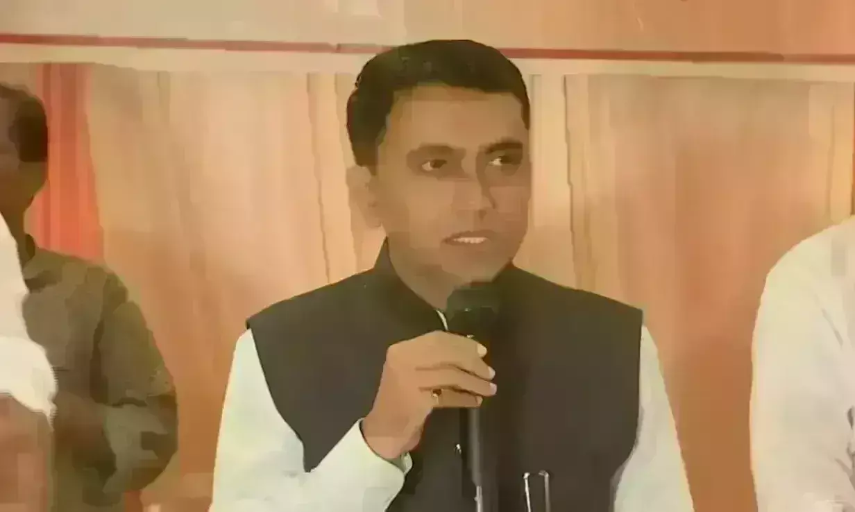 गोवा सीएम ने कांग्रेस पर कसा तंज, कहा - सिर्फ हाथ दिखाया और कुछ नहीं किया, अब सनातन धर्म को खत्म करने पर तुली