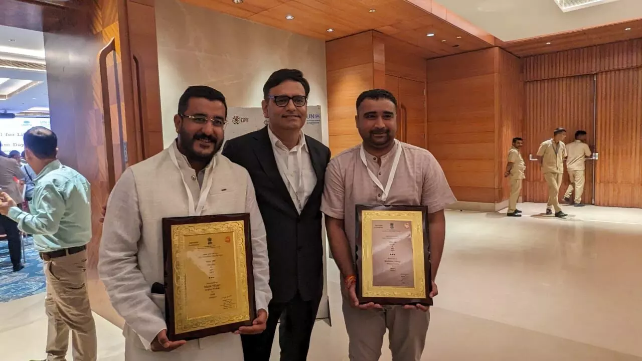 मध्य प्रदेश पर्यटन बोर्ड व ग्राम सुधार समिति ने पर्यटन के लिए विकसित किए गए खोखरा गांव को दिया राष्ट्रीय पुरस्कार