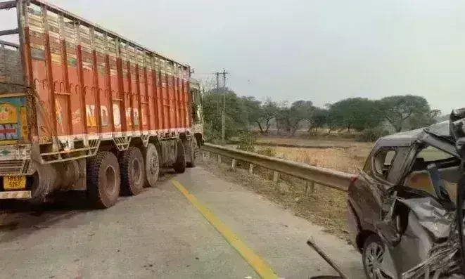 मंडला में ट्रक और बोलेरो की भिड़ंत, 3 महिलाओं सहित चार की मौत