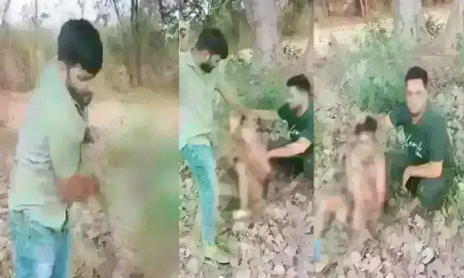 दतिया में युवक की गले में कुत्ते का पट्टा डालकर पिटाई, भौंकने के लिए किया मजबूर