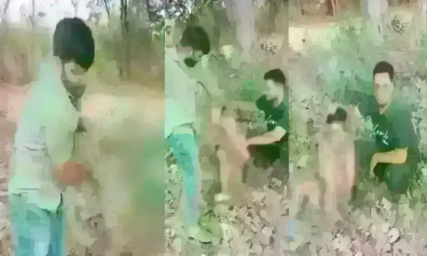 दतिया में युवक की गले में कुत्ते का पट्टा डालकर पिटाई, भौंकने के लिए किया मजबूर