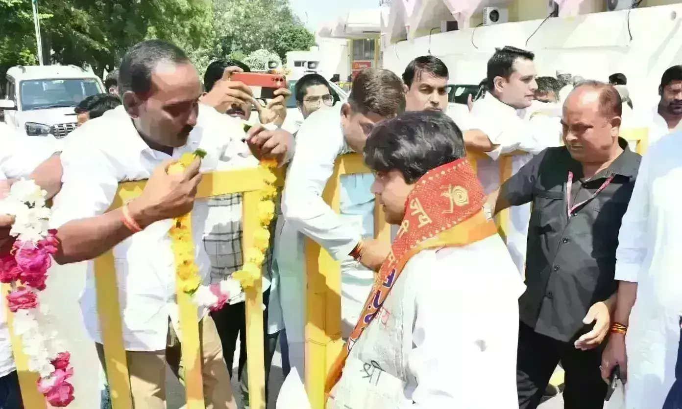 Jyotiraditya Scindia in gwalior