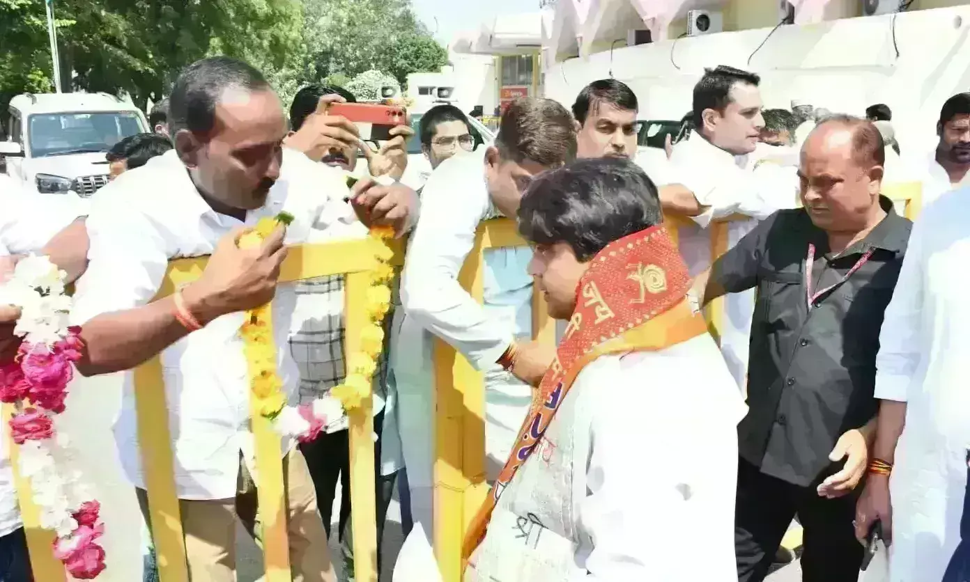 Jyotiraditya Scindia in gwalior
