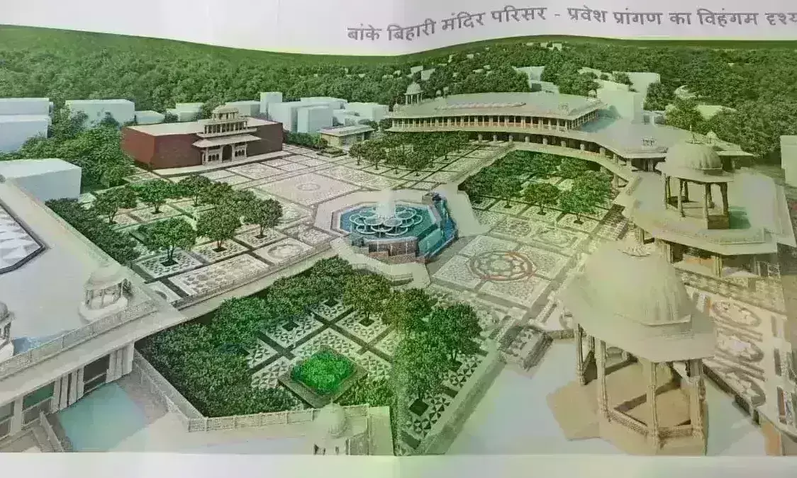 Banke Bihari Mandir Corridor