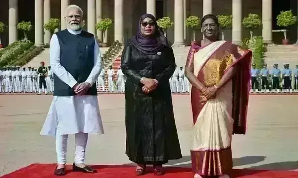 तंजानिया की राष्ट्रपति पहुंची भारत, रक्षा क्षेत्र में पांच साल के रोडमैप पर बनी सहमति