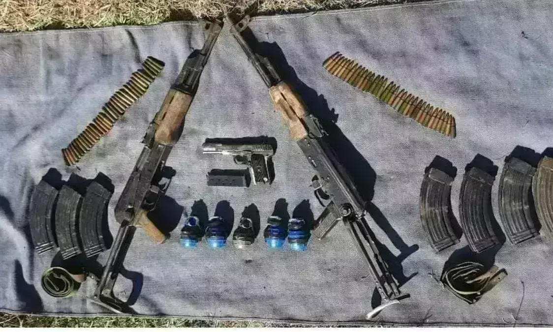 मणिपुर में सुरक्षाबलों ने बरामद किए लुटे हुए हथियार,बड़ी मात्रा में गोला-बारूद बरामद