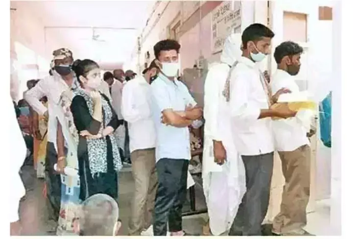 अस्पतालों में बढ़ी भीड़, जयारोग्य में पहुंचे 3600 से अधिक मरीज