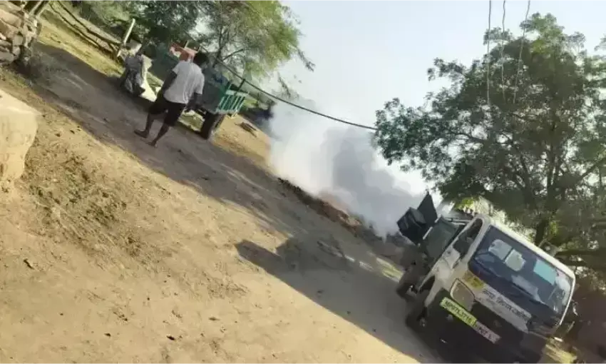 ग्रामीण क्षेत्रों में की फोगिंग