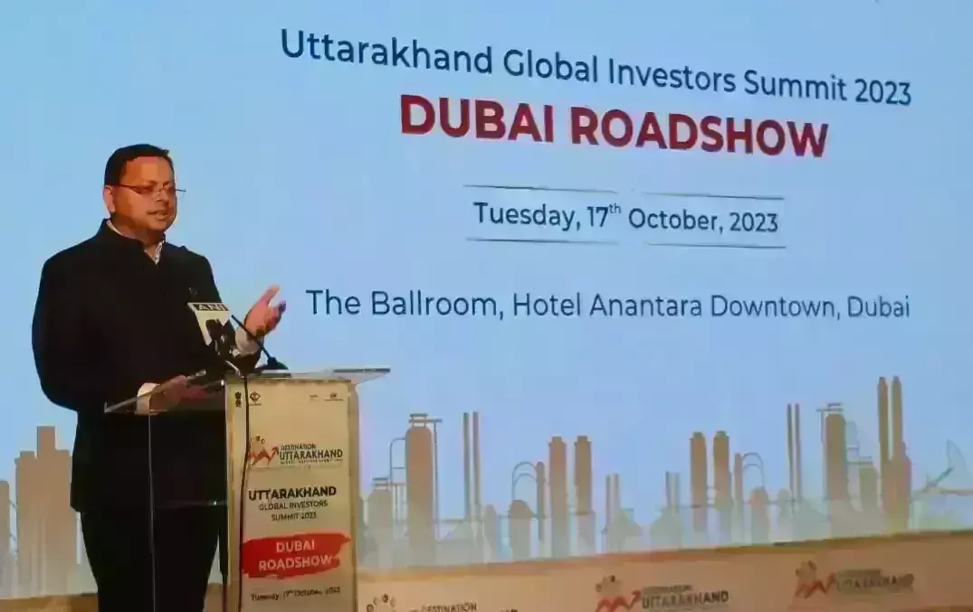 दुबई से लौटे मुख्यमंत्री पुष्कर सिंह धामी, 15475 करोड़ के निवेश की ले आए सौगात