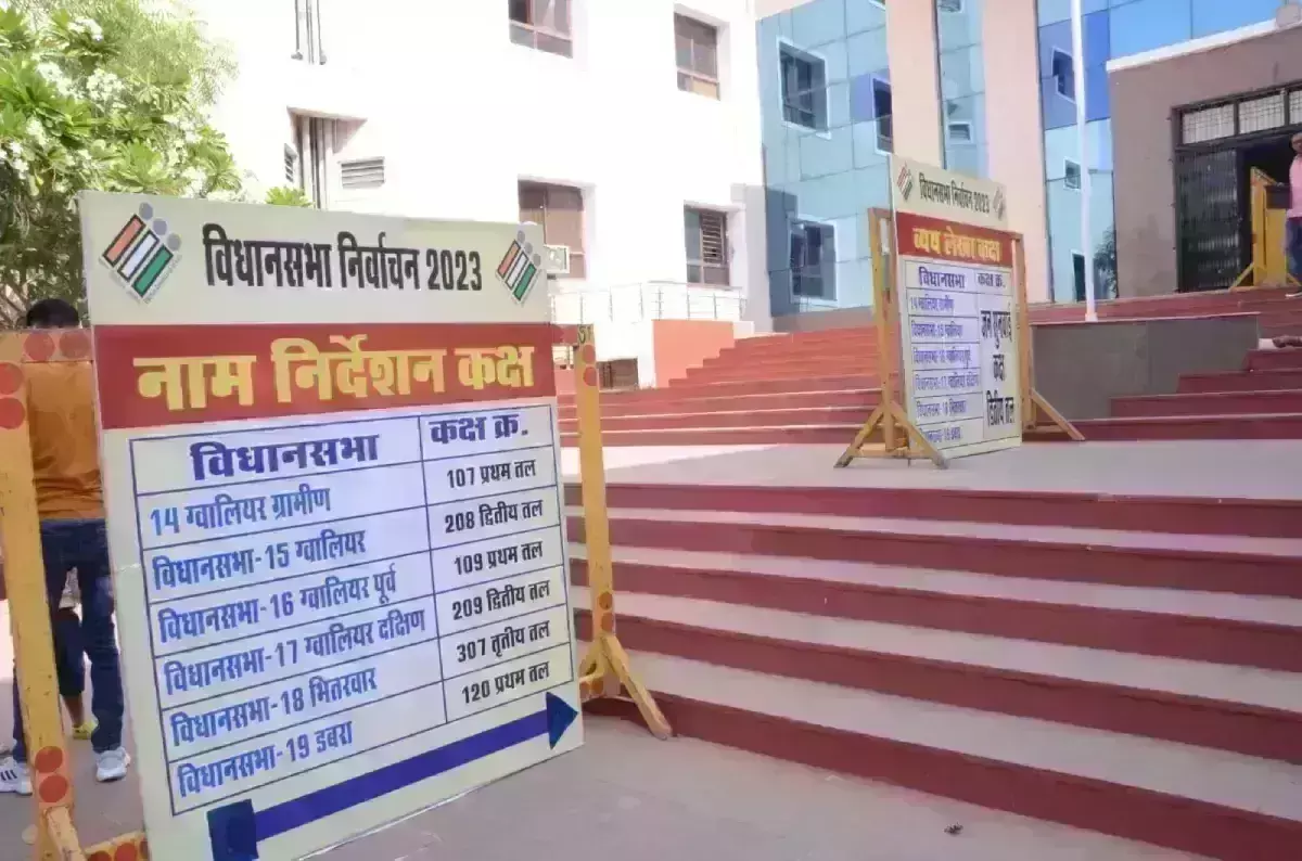 MP Election 2023 : चुनाव में भाग्य आजमाने प्रत्याशी नामांकन जमा करने निकलवा रहे मुहूर्त