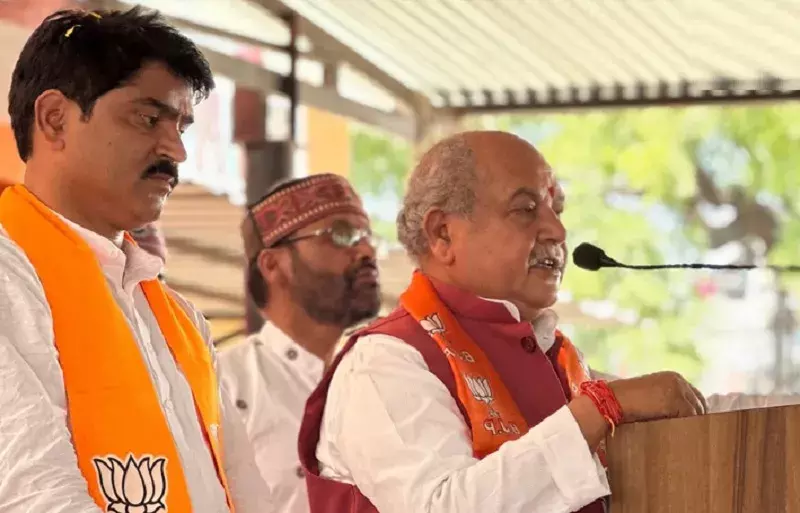 शाजापुर पहुंचे केंद्रीय मंत्री नरेंद्र सिंह तोमर, जनसभा में घेरा कांग्रेस को, बताया सीजनल हिन्दू