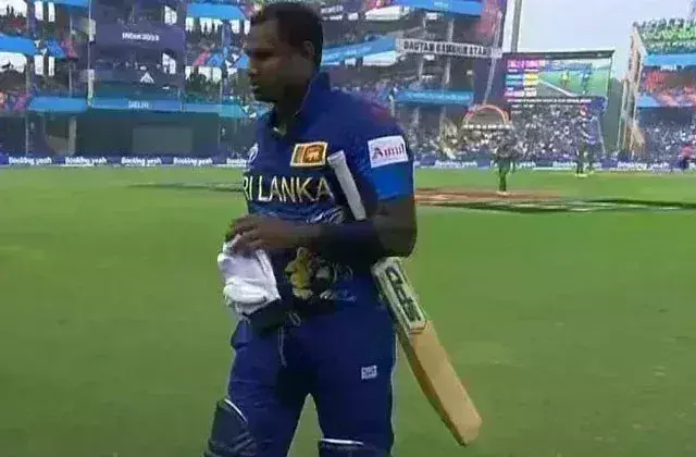 अंतर्राष्ट्रीय क्रिकेट में एंजेलो मैथ्यूज टाइम आउट होने वाले पहले खिलाड़ी बने, जानिए क्या है नियम