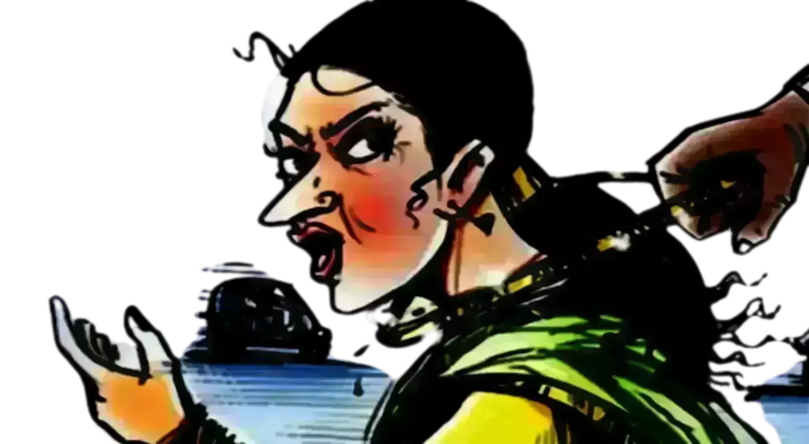 बाजार खरीदारी करते समय महिला की चेन उड़ाई