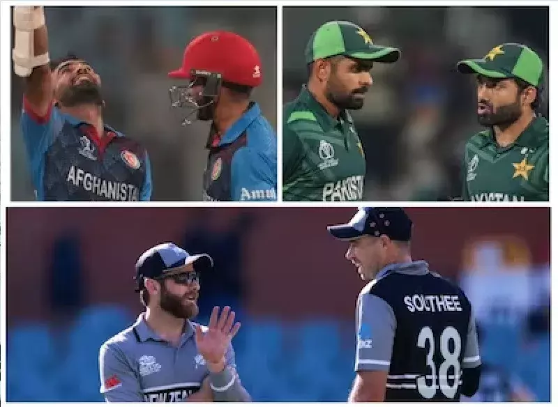 विश्व कप : न्यूजीलैंड की सेमीफाइनल की राह आसान हुई, पाकिस्तान और अफगानिस्तान लगभग बाहर