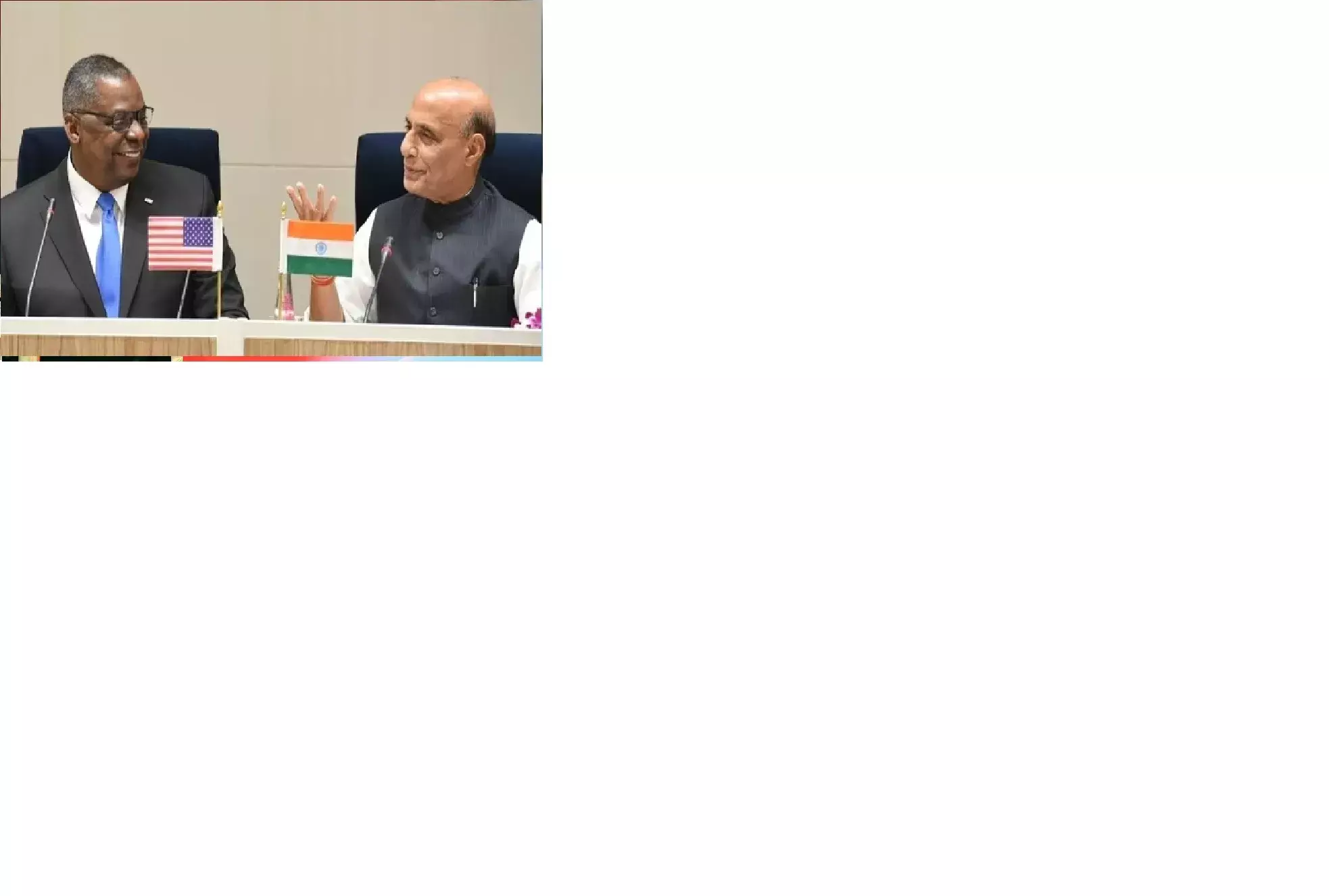 राजनाथ सिंह और लॉयड ऑस्टिन ने भारत-अमेरिका साझेदारी को बताया महत्वपूर्ण