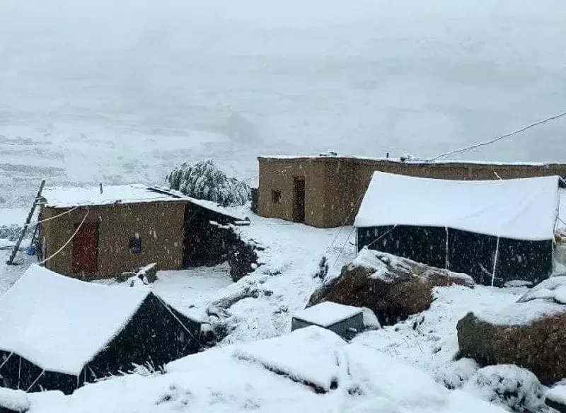 हिमाचल में बदले मौसम के तेवर, लाहौल-स्पीति में बर्फबारी, मनाली-लेह मार्ग बंद