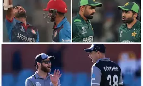 विश्व कप : न्यूजीलैंड की सेमीफाइनल की राह आसान हुई, पाकिस्तान और अफगानिस्तान लगभग बाहर