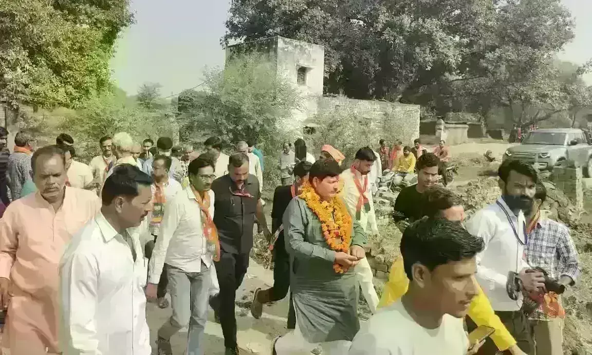 लहार में कांग्रेस के कुशासन को उखाड़कर, भाजपा का कमल खिलाएंः अमरीश शर्मा