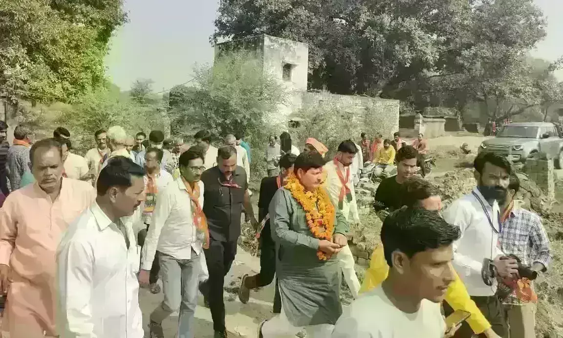 लहार में कांग्रेस के कुशासन को उखाड़कर, भाजपा का कमल खिलाएंः अमरीश शर्मा
