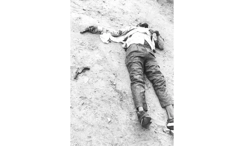 सवा लाख के इनामी बदमाश कालिया मुठभेड़ में ढेर