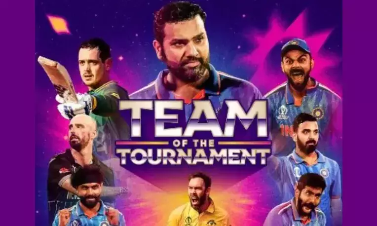 World Cup 2023 : ICC ने टीम ऑफ टूर्नामेंट का किया ऐलान, रोहित शर्मा समेत 6 भारतीय खिलाडी शामिल