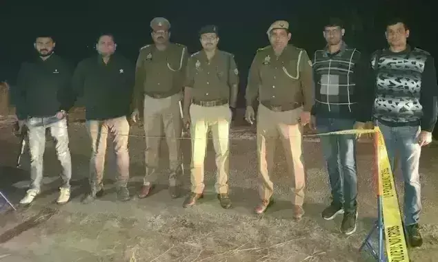 मथुरा में गौ तस्कर के साथ मुठभेड़, पुलिस ने किया गिरफ्तार