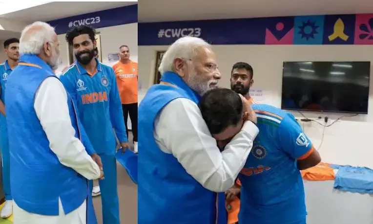 Pm modi and team India