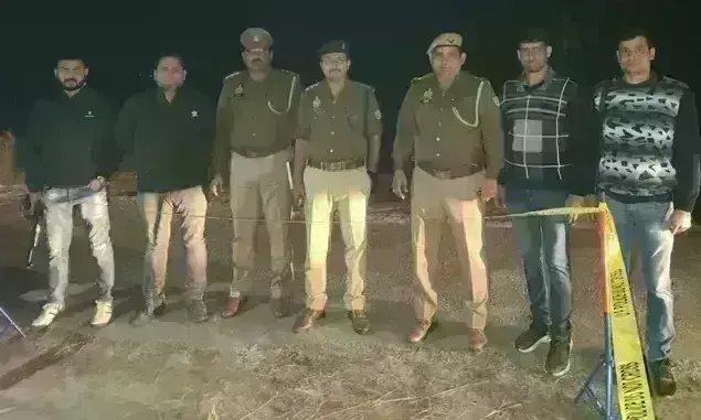 मथुरा में गौ तस्कर के साथ मुठभेड़, पुलिस ने किया गिरफ्तार