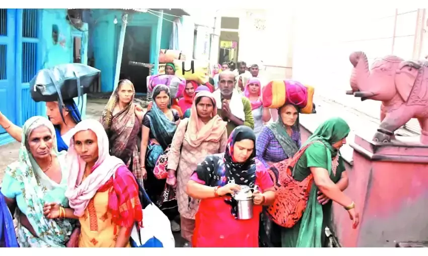 मथुरा की पंचकोसीय, तीनों वन की परिक्रमा लगाने को उमड़े परिक्रमार्थी